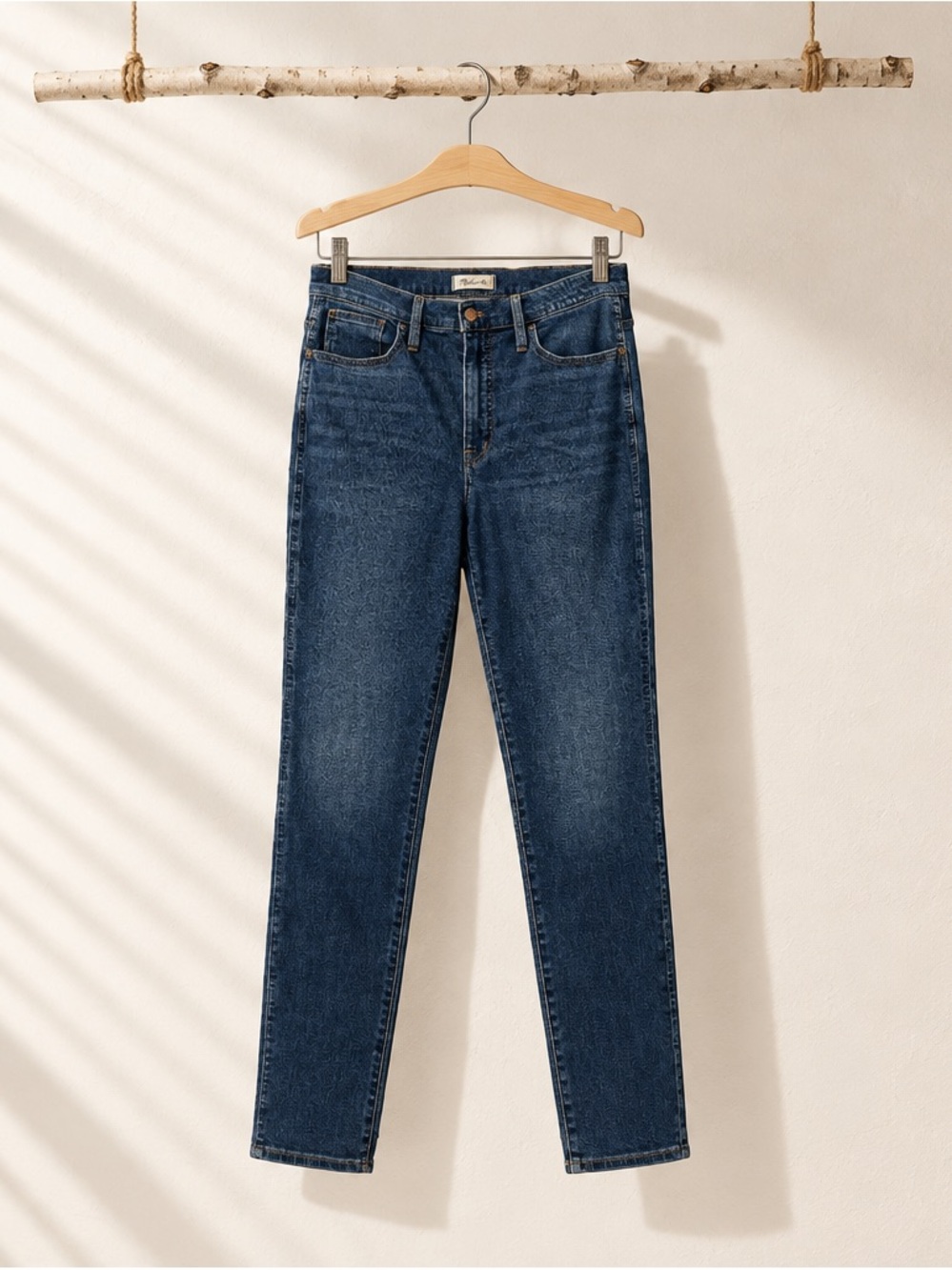 Madewell 10" High-Rise Roadtripper Supersoft Jeans in Playford Wash